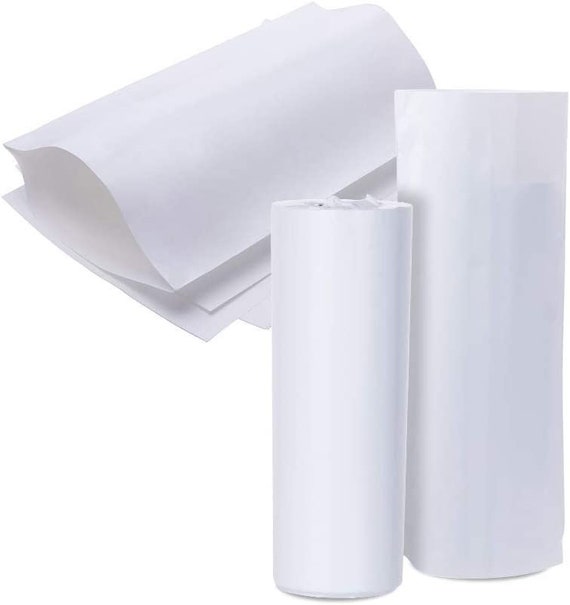 50x Pack_ Sublimation Shrink Wraps Sleeve for All Sizes of