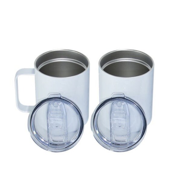 10oz. Light Blue Stainless Steel Sublimation Coffee Mug
