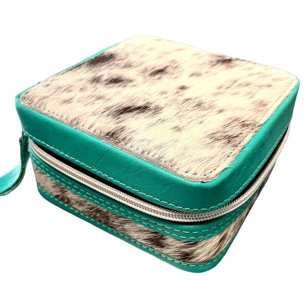 Cowhide Jewelry Box Etsy