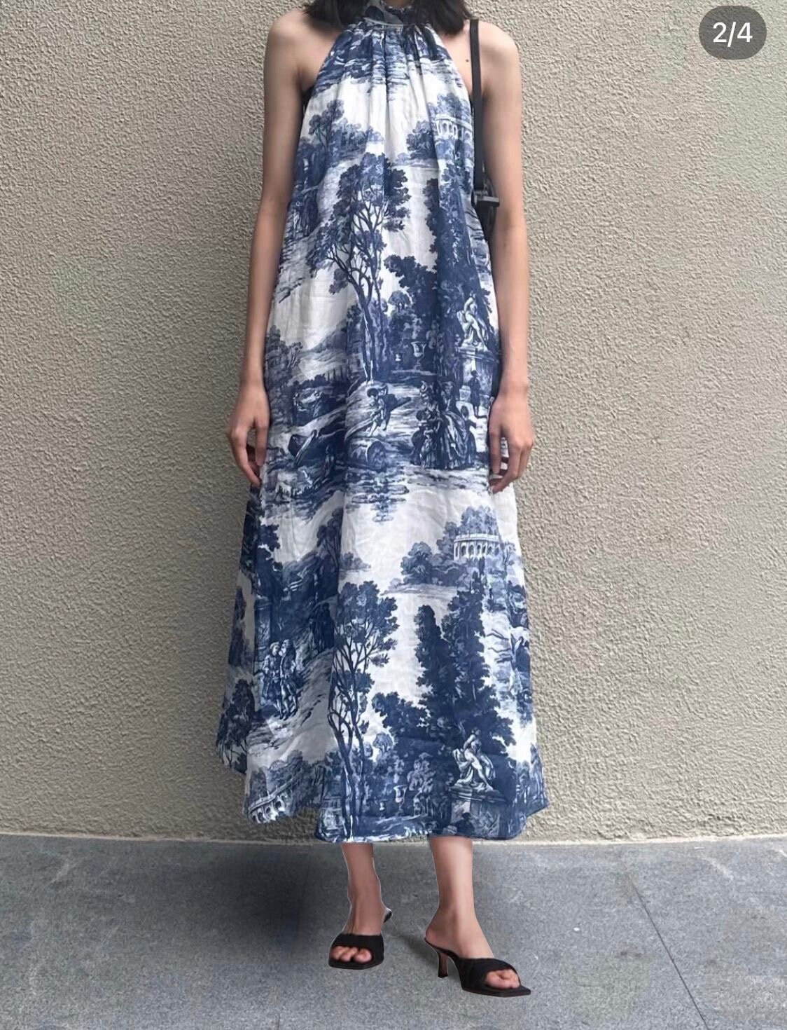 Long Maxi Dress for Women, Summer Sun Dresses with Pockets Spaghetti Strap  Sleeveless Floral Casual Wedding Guest Dresses # Clearance Items Under 5  Dollars Under 20.00 Dollar Items For Women #2 
