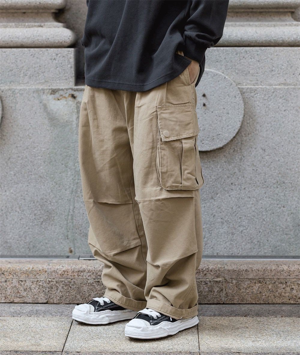 Logisch heerser Zogenaamd Mens Y2K Oversized Baggy Cargo Pants Wide Leg Loose Fitlow - Etsy