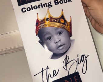 The Big ONE Coloring Books | 1st Birthday Party Favors