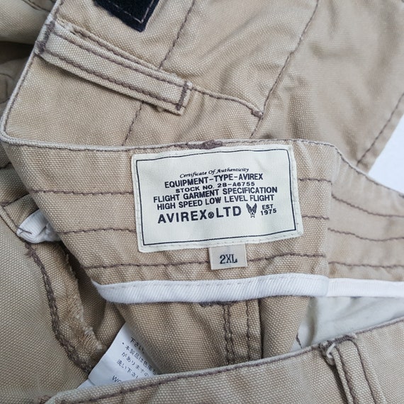 AVIREX Military Style Cargo Trousers Vintage Pants - image 10