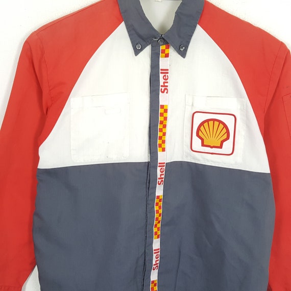SHELL Oil Company Uniform Workwear Shirt - image 2