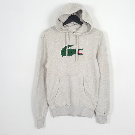 LACOSTE Italian Brand Big Logo Design Vintage Hoo… - image 1