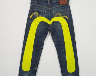 EVISU Japanese Brand Streetwear Custom Daicock Jeans