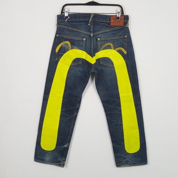 EVISU Japanese Brand Streetwear Custom Daicock Jeans