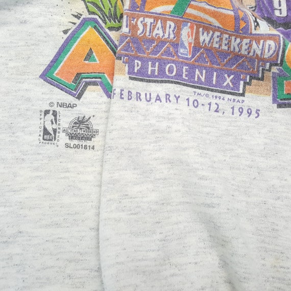 Vintage ALL STAR NBA Basketball Rare Tshirt - image 6