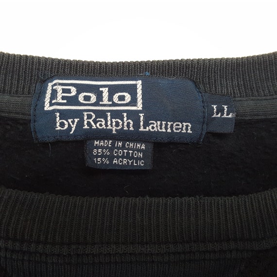 Vintage POLO RALPH LAUREN Small Logo Design Sweat… - image 8