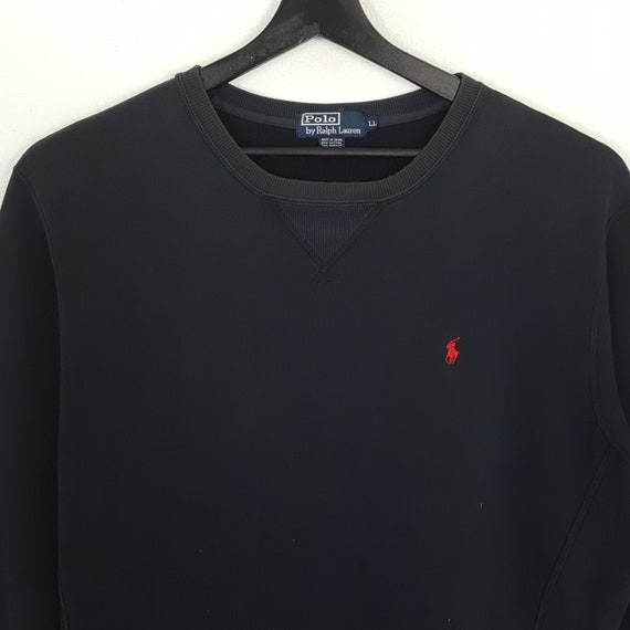 Vintage POLO RALPH LAUREN Small Logo Design Sweat… - image 2