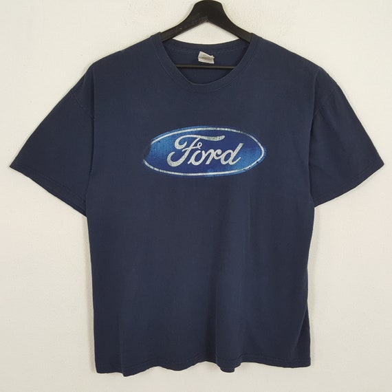 T-shirt Vintage Ford Mustawash Vieilli - Coton 50/50, Taille Homme Regular, état Très Bon