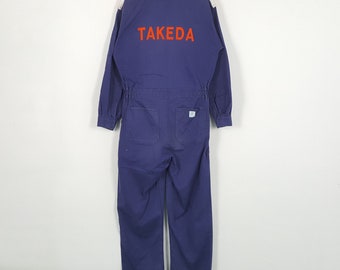 TAKEDA Workwear Style Arbeiter Overall Jacke