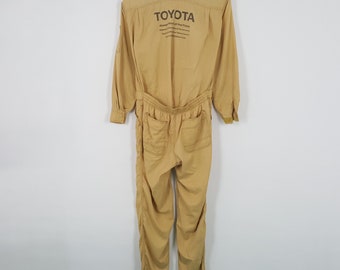 TOYOTA Japanese Motorsports Workwear Style Coverall Jacket