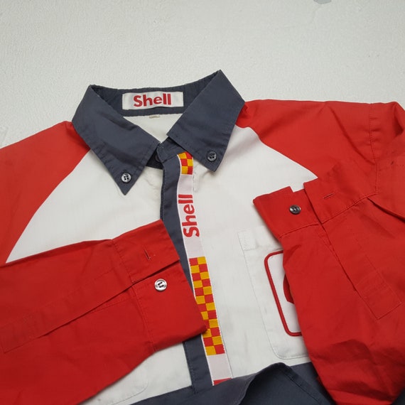 SHELL Oil Company Uniform Workwear Shirt - image 9