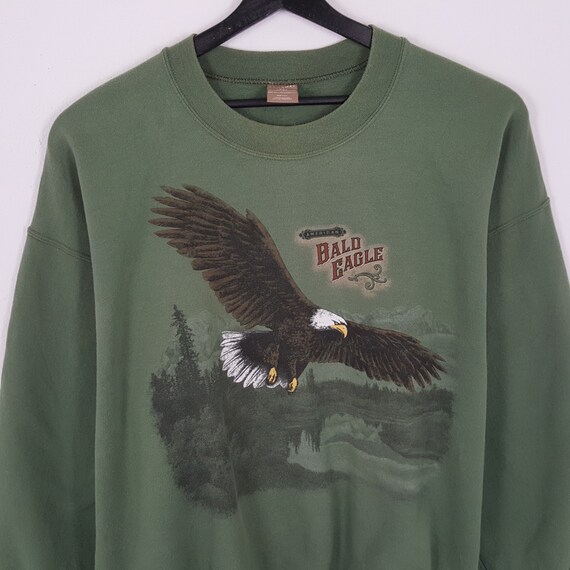 Vintage AMERICA BALD EAGLES Habitat Animals Style Swe… - Gem