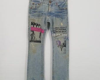 Vintage POINT LOMA Fashion Rock Punk Style Streetwear Jeans