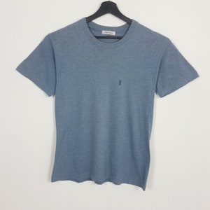 Saint laurent top small logo tee