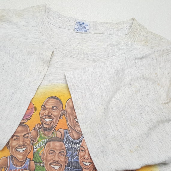 Vintage ALL STAR NBA Basketball Rare Tshirt - image 7