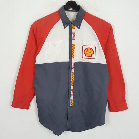 SHELL Oil Company Uniform Workwear Shirt - image 1