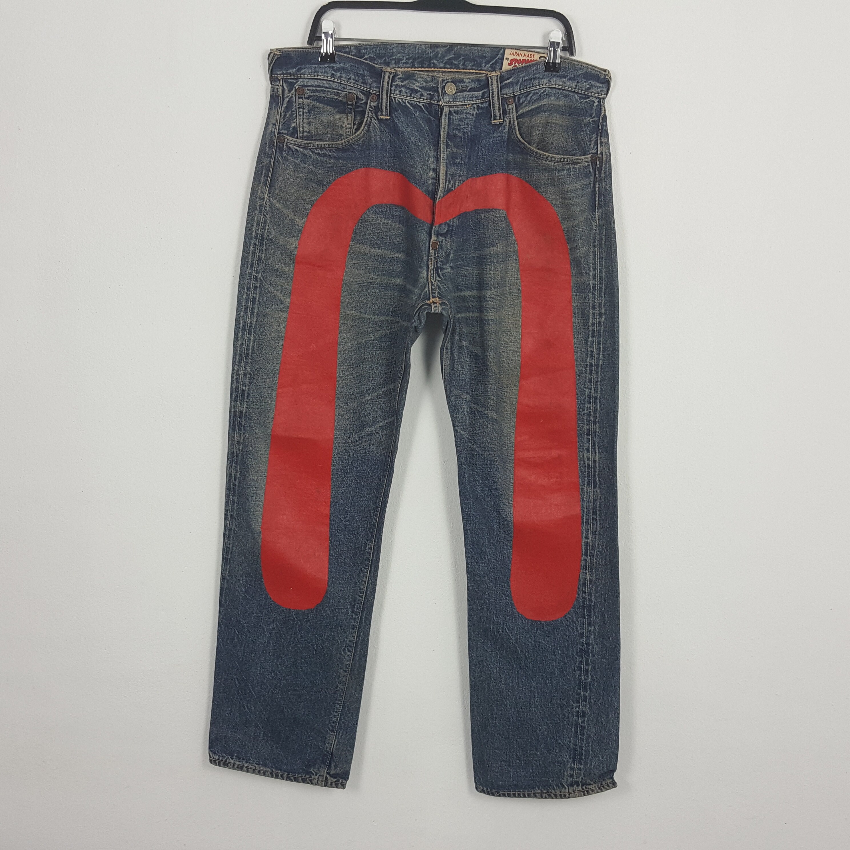 Vintage EVISU Japanese Brand Daicock Custom Denim Jeans Made picture