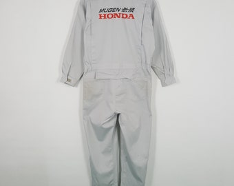 MUGEN HONDA Japanese Motorsports Custom Art Coverall Jacket