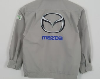 MAZDA Japanese Motorsports Workwear Style Custom Art Jacket