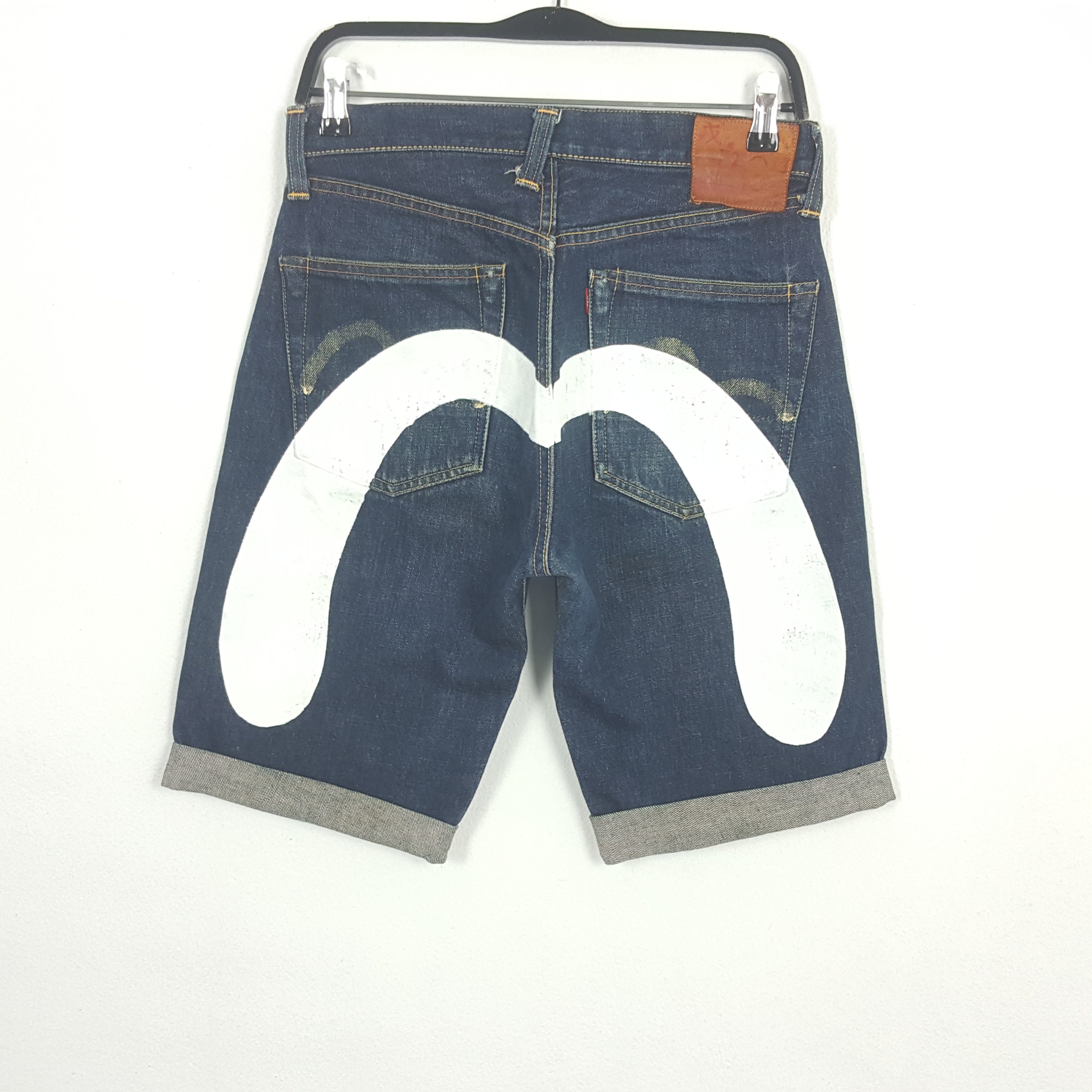 Vintage EVIS Japanese Brand Daicock Custom Style Short Denim photo pic