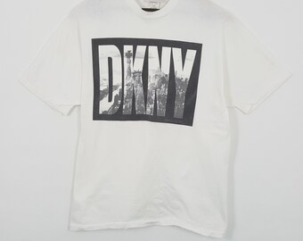 Vintage DKNY New York City Photos Style Streetwear Tshirt