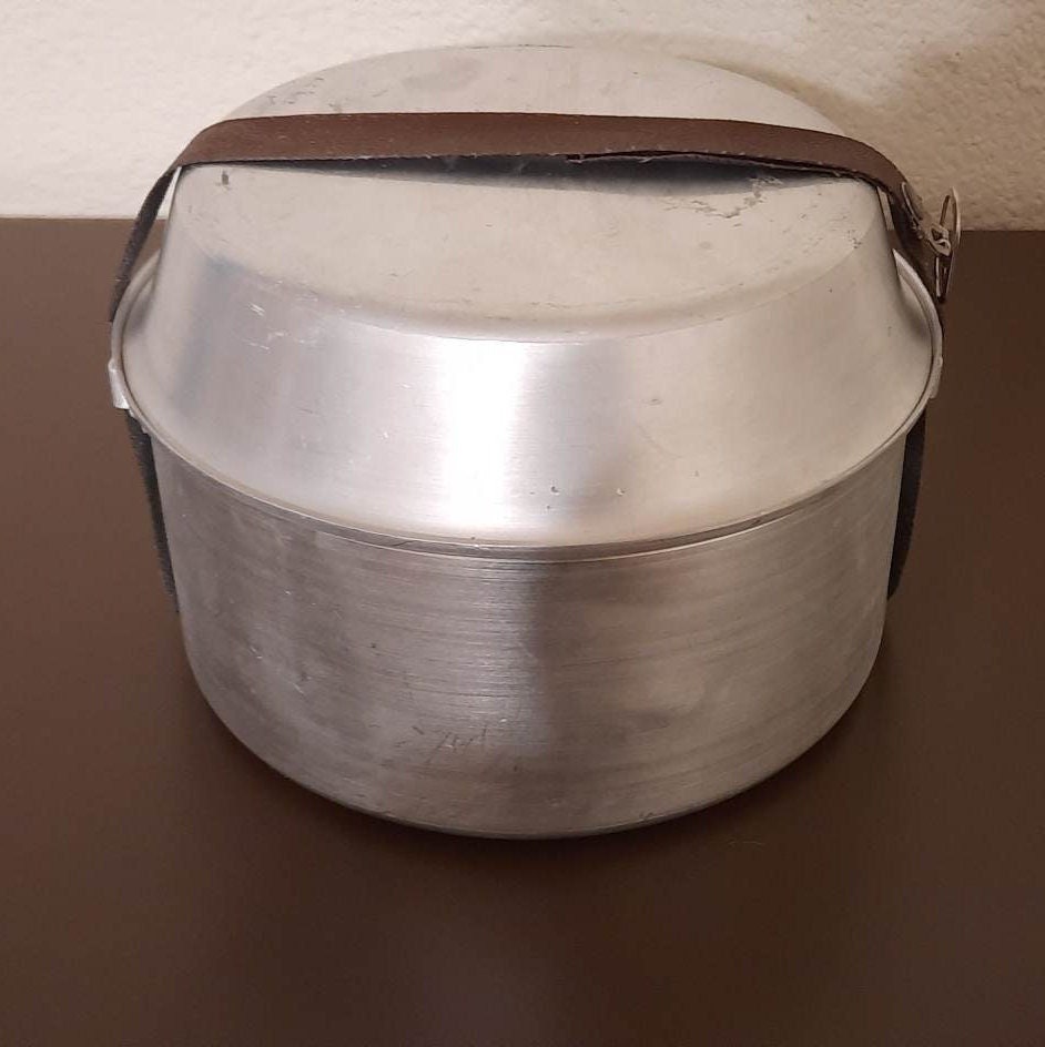 Vintage Aluminum Nesting Camping Cookware 1950s