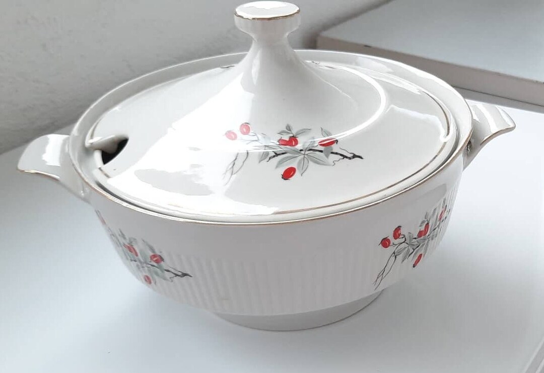 Vintage Bulgarian Soup Bowl. Fireproof Soup Bowl. Handmade Etsy