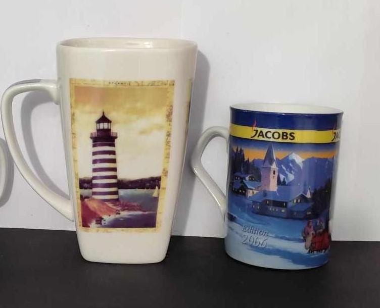 Carter Craft White Ceramic Mug by Retro Boater Carter Craft White Ceramic Mug by Retro Boater