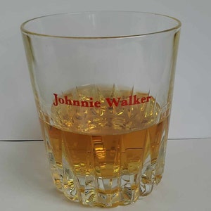 2 Johnnie Walker Whiskey Collectible Glasses. Sets of 2 Drinking ...
