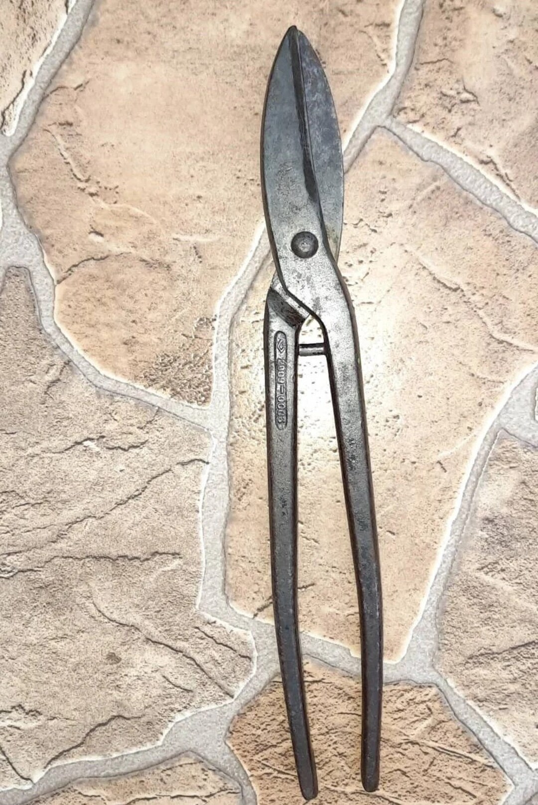 3 Sizes of Metal Tin Snips. Vintage Shears. Antique Cutting Tool ...