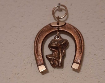 Bulgarian brass horseshoe. Vintage horseshoe. A collectible horseshoe. Souvenir from Bulgaria. Handmade horseshoe. Lucky Horseshoe.