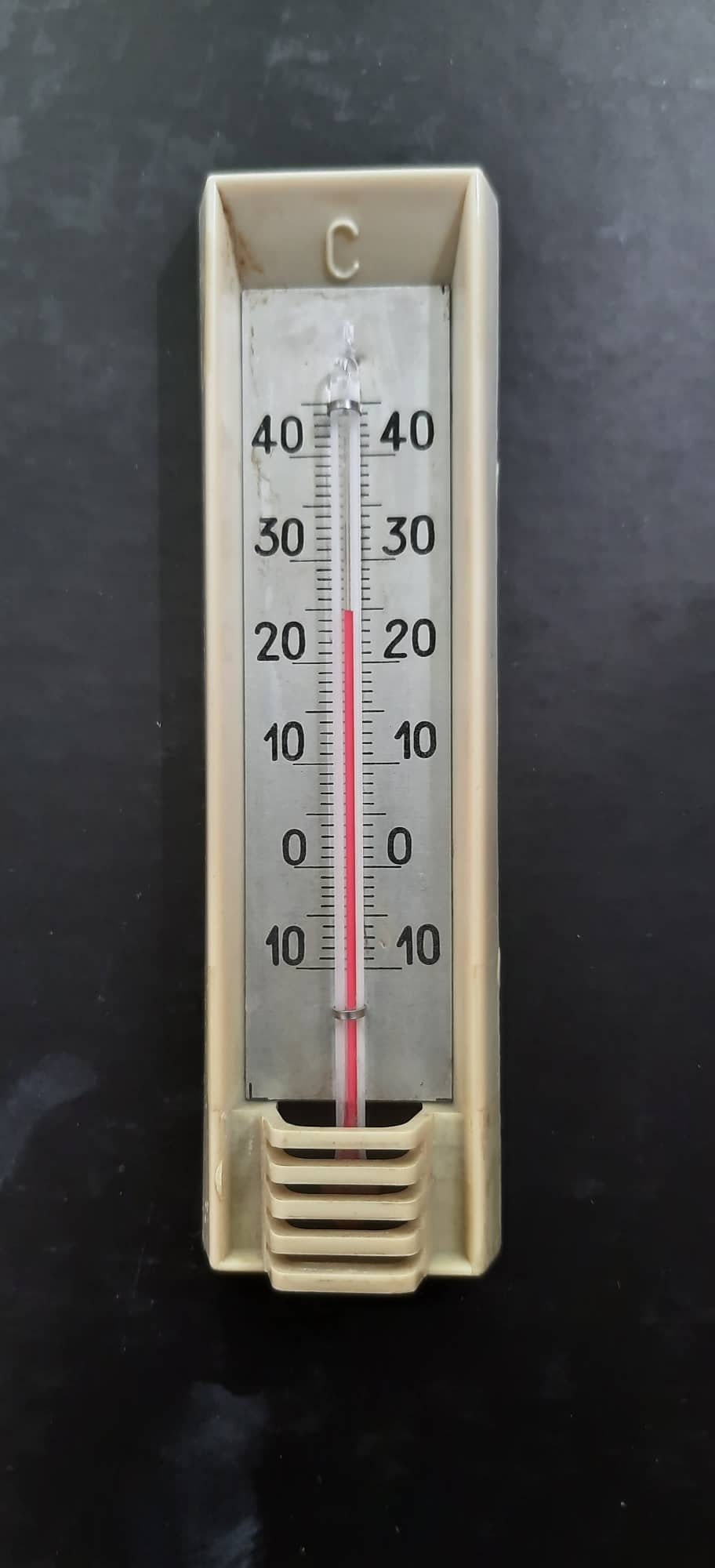 Analoge-Wetterstation, Regenmesser Thermometer als Gartenstecker