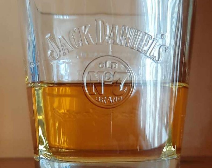 Jack Daniels Whiskey Collectible Glass. Drinking Rock Glass. Jack ...