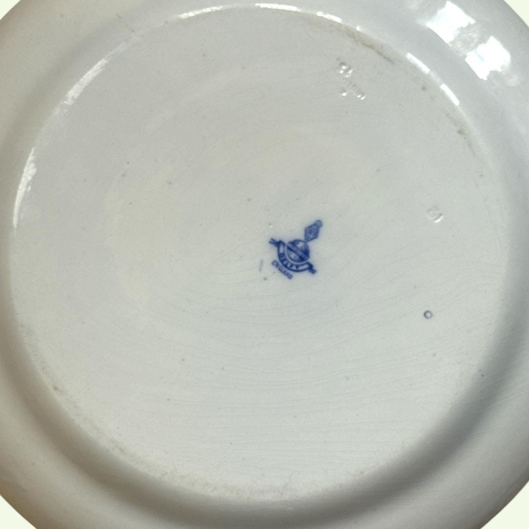 Antique Minton Delft Serving Platter From the Late 19th Century