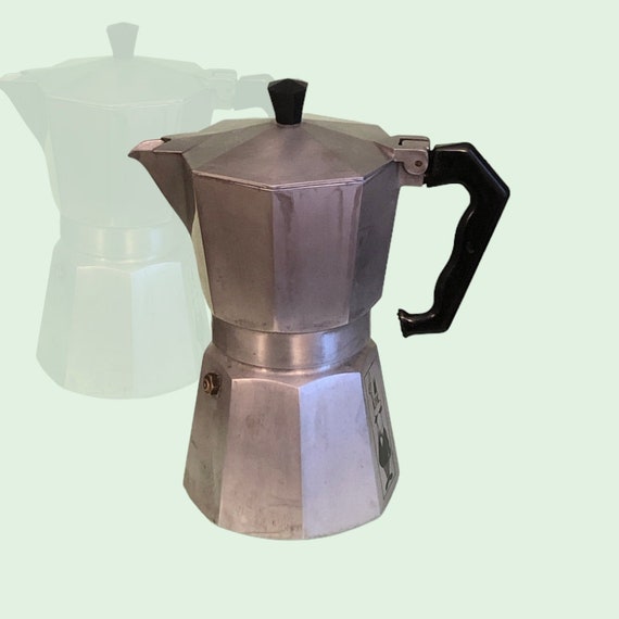 Vintage Bialetti Moka Express Coffee Maker From the 1970s 