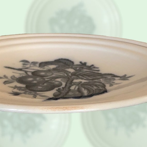 Set di tre piatti da frutta Società Ceramica Italiana di Laveno