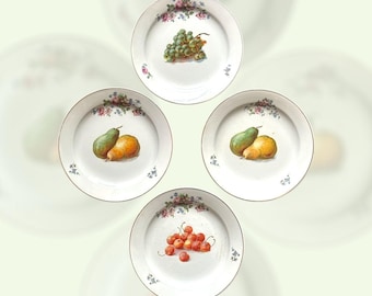 Laveno Società Ceramica Italiana Fruit Plates From the 1930s