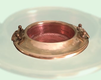 Vintage copper brazier