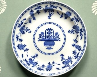 Antique Minton Delft Serving Platter From the Late 19th Century