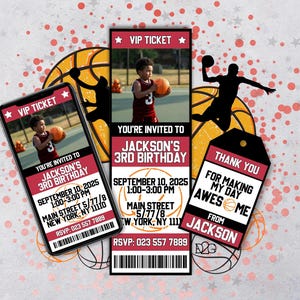 Basketball Einladung zum Geburtstag DIY Set personalisierte Geburtstag Einladung Basketball Geburtstagsparty Einladung Rookie Of The Year