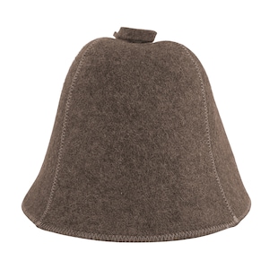 PREMIUM sauna hat natural wool 100% wool design your own sauna hat personalize embroidered felt hat image 6