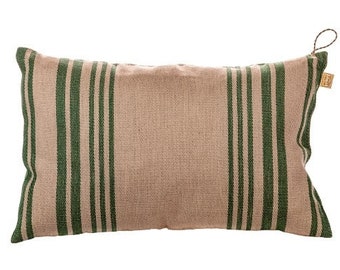 Sauna cushion striped green