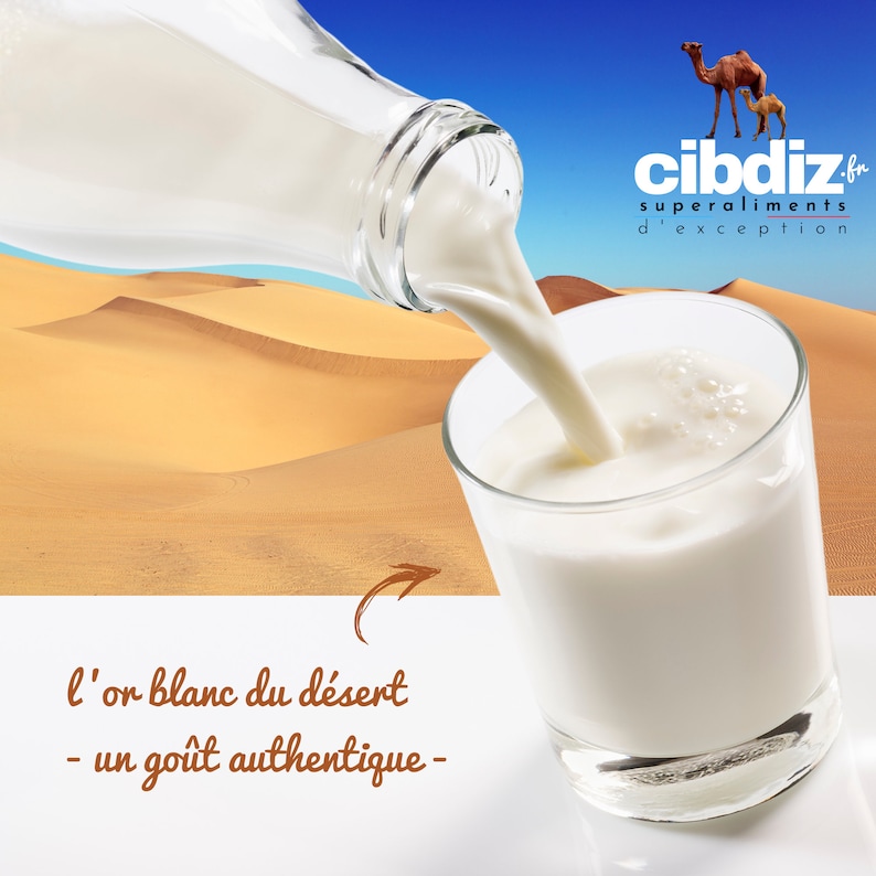 Camel Milk Powder 100% Natural Premium SuperFood from the Arabian Desert Many Benefits and Virtues Conditioned by Cibdiz France image 5