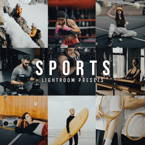 Predefiniowane ustawienia Lightroom dla sportu | presety Lightroom dla sportowców, presety premium dla Lightroom.