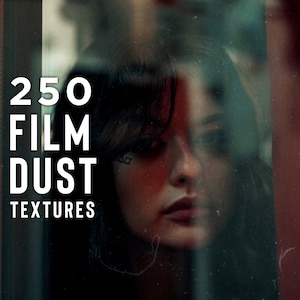 250 Film Dust Texture Overlays: Vintage Photo Effects (Digital Download)
