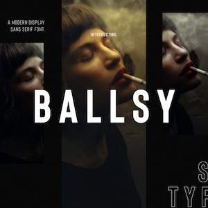Sans Serif bold font - Ballsy