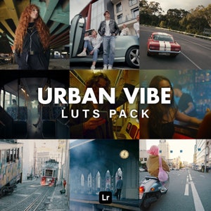 Urban Vibes LUTS per video color grading / bundle lut cinematografici / pacchetto lut scuri